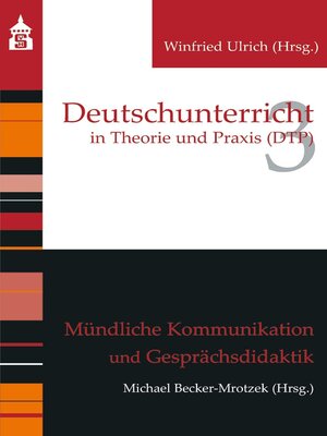 cover image of Mündliche Kommunikation und Gesprächsdidaktik